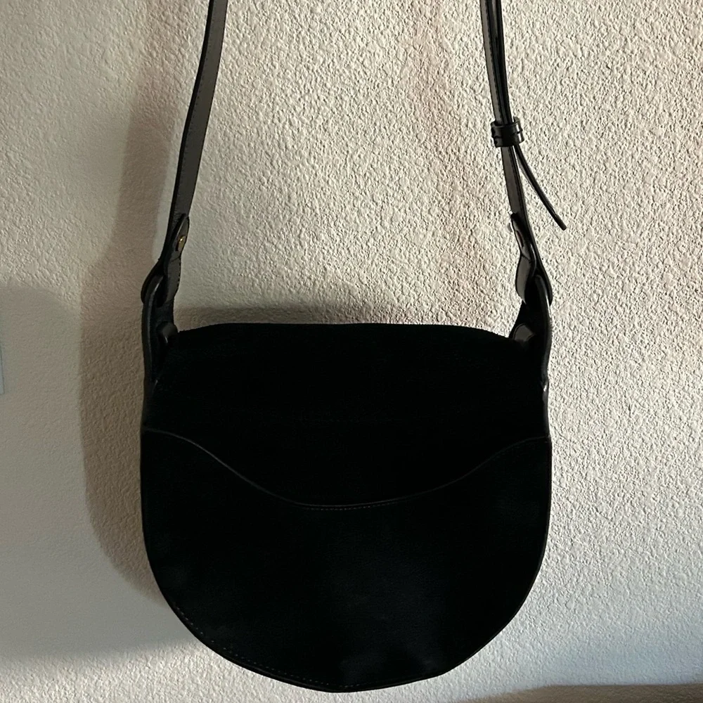 ISABEL MARANT BAG SUEDE LEATHER BLACK - Picture 8 of 13